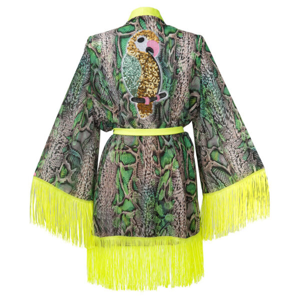 Kimono GREEN SNAKE 2